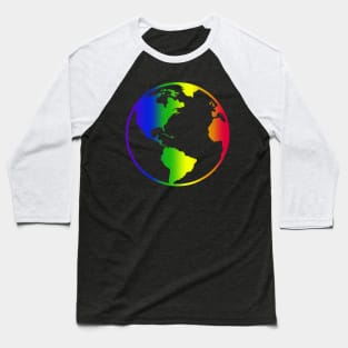 Rainbow Mother Earth Baseball T-Shirt